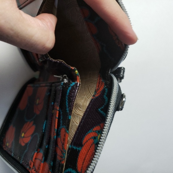 Sakroots floral boho hippie wristlet zip up wallet - Picture 5 of 8